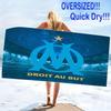 Olympique De Marseille Print Beach Towel, Large Soft Quick Dry Towel for Beach Camping Swimming