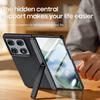 WEFOR Motorola Razr Fold Case, Shockproof Slim Cover with Hinge Protection, Hidden Kickstand, Built-in Screen Protector