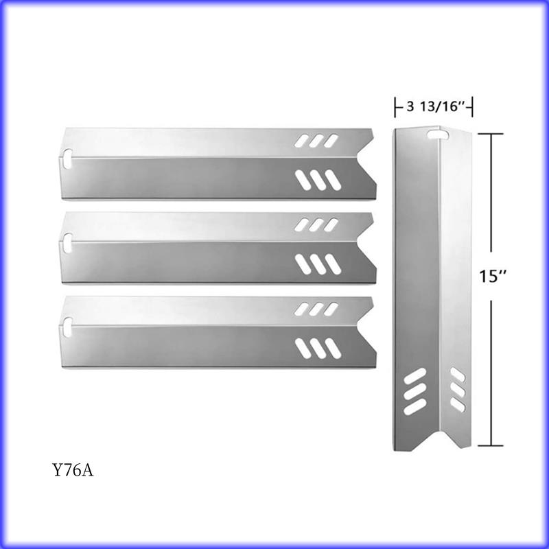 

Good-4PCS Heat Plates Grill Accessories For Expert Grill Parts Heat Tents Grill Burner Grill Parts срібний