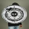 45.72 cm Dragon Shield Authentic Cosplay Battle-worn Wooden Viking Shield Norse Mythology Valhalla Medieval warrior shield Gift