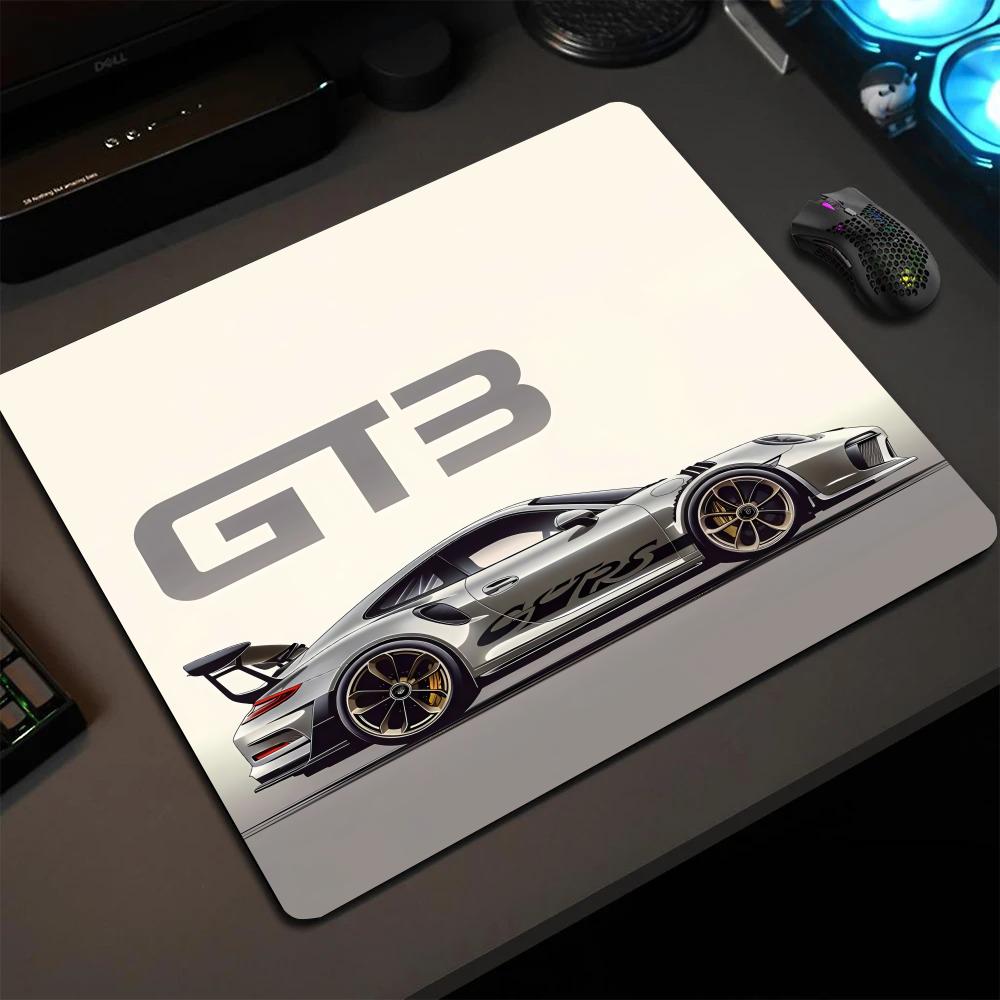 Animation Sports Car Design Mouse Pad Large Computer Office Gaming Table Rubber Anti-slip Mouse Pad Small Decorative Table Pad