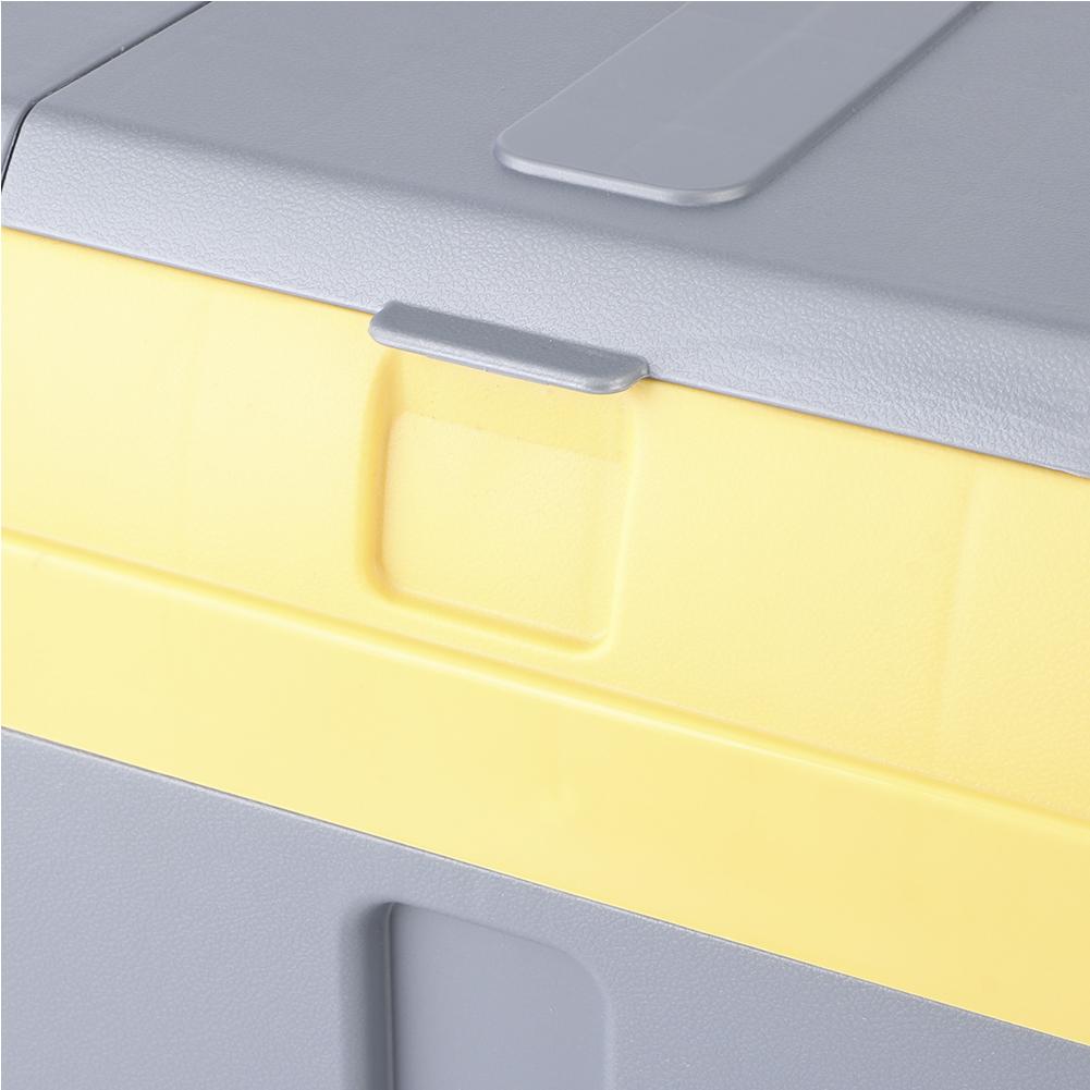 45L Collaps Le Car Storage Box 60kgCelsius132.28 Load High Cover Two Compartments for Home Auto