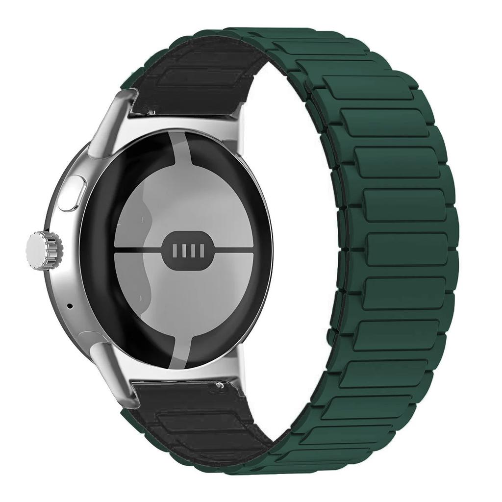 Für Google Pixel Watch 3 2 1 45mm 41mm Magnetisches Silikon-Ersatzarmband für Google Pixel Watch 3 2 1 Sport-Armband