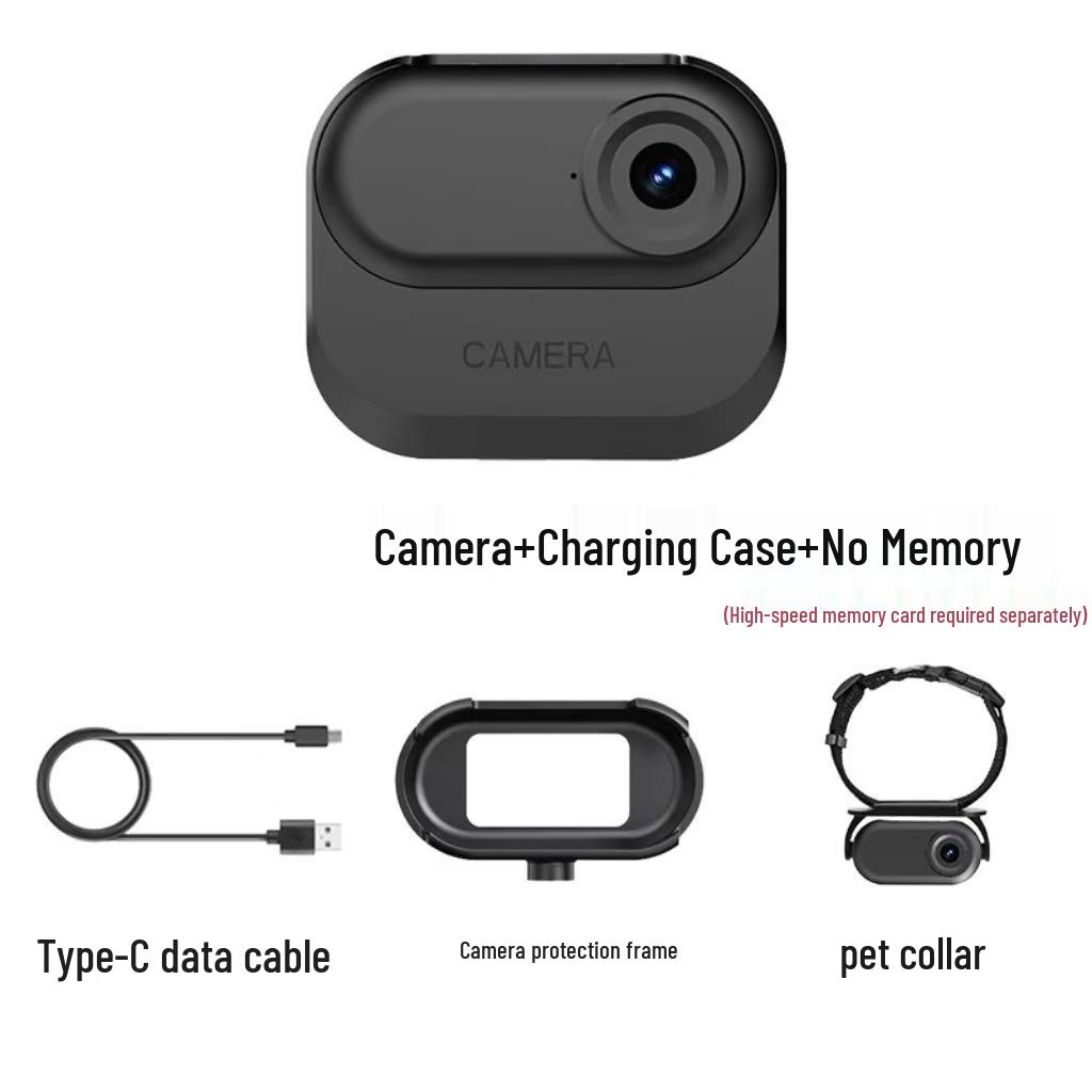 Portable Cross-Border Chest and Neck Action Camera for Vlogging, Student, and Pet Recording