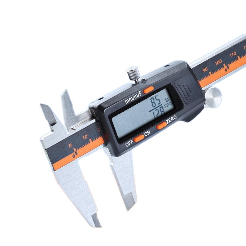 Stainless Steel Digital Vernier Caliper Electronic 0-150mm Caliper Fractional Display Target Audience Professional Users 0-150 чёрный