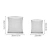 Stainless Steel Plant Root Protection Bags 8 Pieces Two Sizes 23 25cm and 35 35cm for Root Safety and Pest Defense