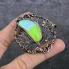 Triplet Opal Handmade Copper Wire Wrap Jewelry Pendant 2.17" E5p20