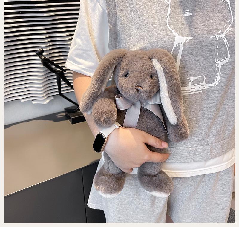 Beżowy pluszowy króliczek Bonnie - Mała lalka króliczek