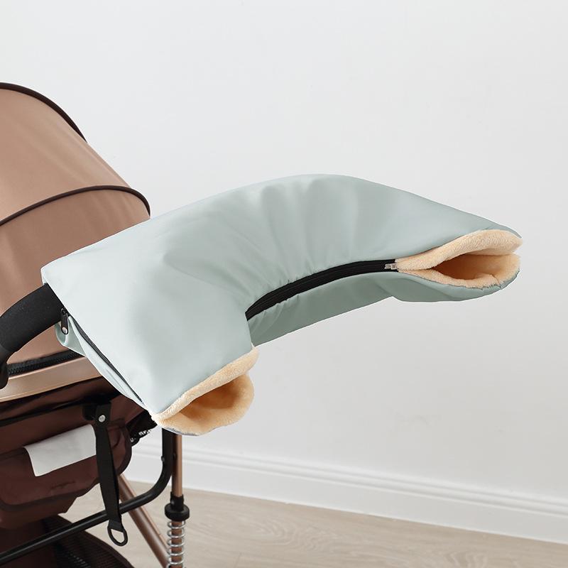 Stroller Winter Gloves Baby Carriage Accessories Pushchair Fleece Lined Windproof Rainproof Cold Protection for Parents