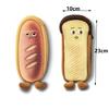 1pc Creative Toast Bread Pencil Case Large Capacity Universal Student Pencil Case Pouch Children Stationery Gift Pencilcase