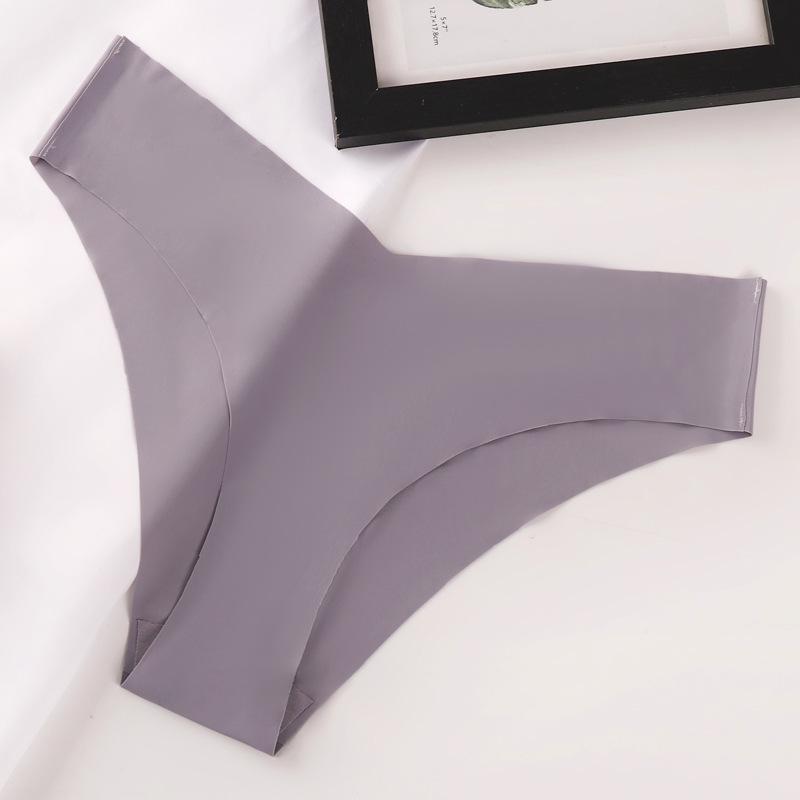 European and American Leopard Print Seamless Ice Silk Quick-Drying Women's Comfortable Panties