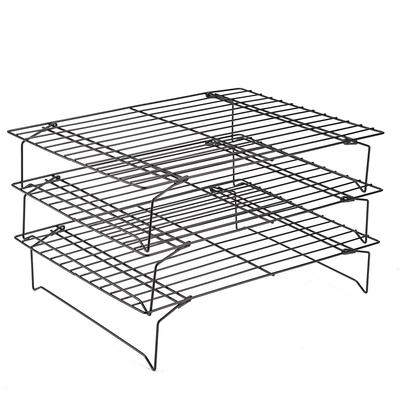 Stainless Steel Cooling Rack Nonstick Cooking Grill Tray For Biscuit / Cake / Bread