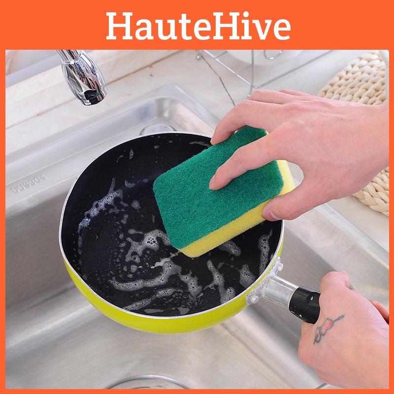 Versatile Cleaning Brush Set With Steel Wool And Sponge For Kitchen Use Tool