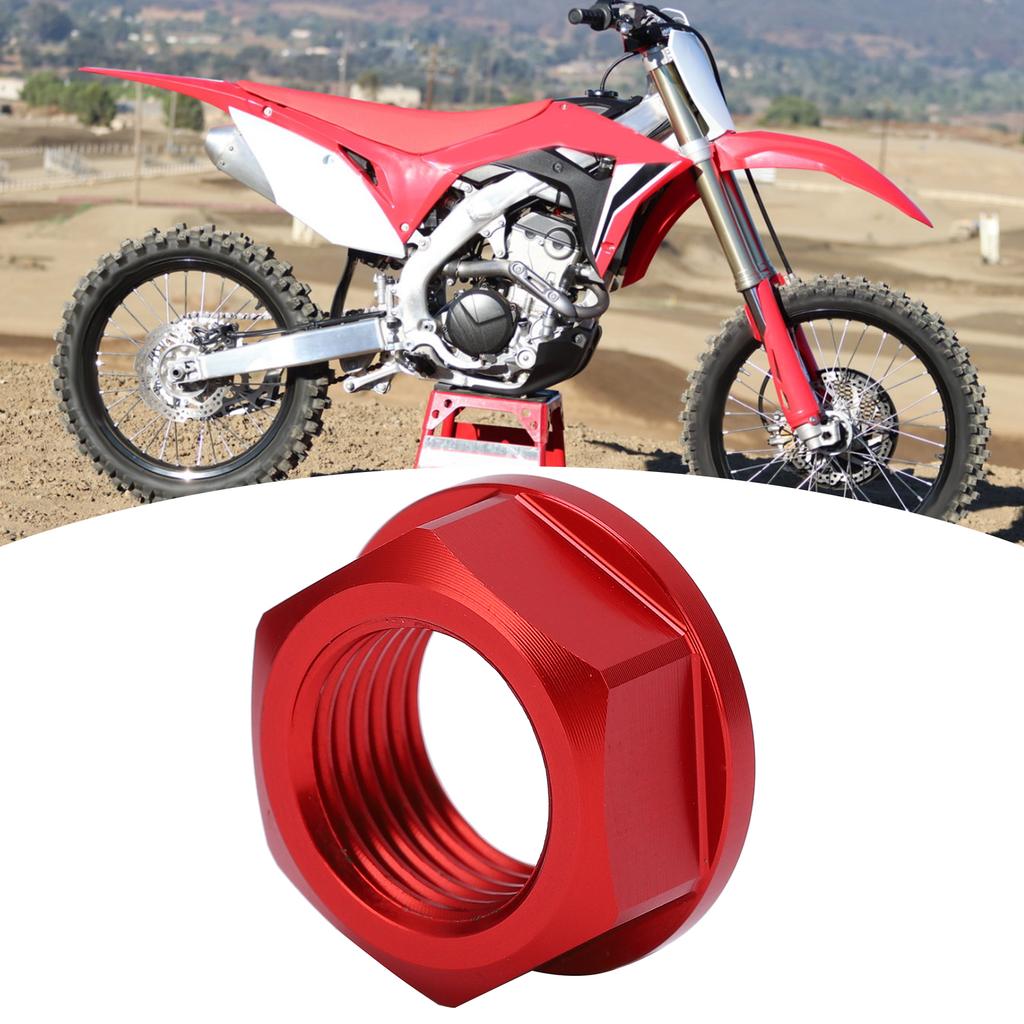 Motorcycle Front Wheel Axle Screw Nut M16x1.5 Replacement for CRF250RCelsiusCRF450RCelsiusCRF250