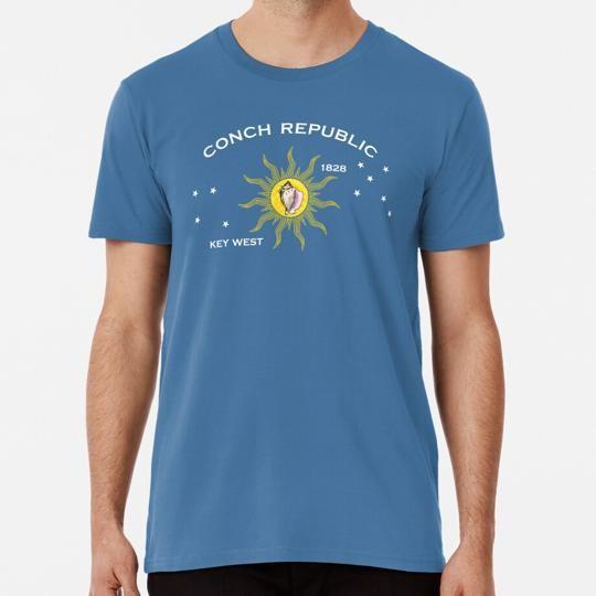 The Conch Republic Very Cool Official Key West Florida Flag S-5XL USA T-Shirt Unisex T-Shirt M