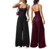 Dámský overal 2026 Léto Špagetová ramínka Široké nohavice Volný Ležérní Bandeau