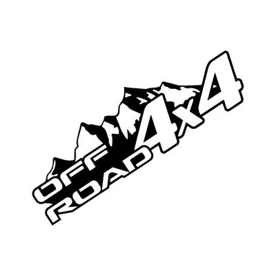 4x4 Off Road Mountain Truck Bildekal Klistermärke För Pickup Baklucka Dörr Stötfångare Vattentäta Lastbilsklistermärken