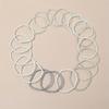 Set of 20 White  Bead Bracelets Jewelry Unique White Bead Bracelet Accessory for Beach Parties and Holiday Fun