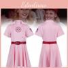 Stylish Girls Baseball Costume Set For Kids Featuring Red Pink Alliance Design