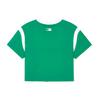 New MLB Drop Shoulder Sleeve T Shirt Women's Green 3FTSV0343-45GNN