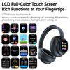 KI-Übersetzung Bluetooth-kompatible Kopfhörer Echtzeit-Anzeige für mehrsprachige Kommunikation Over-Ear-Headsets