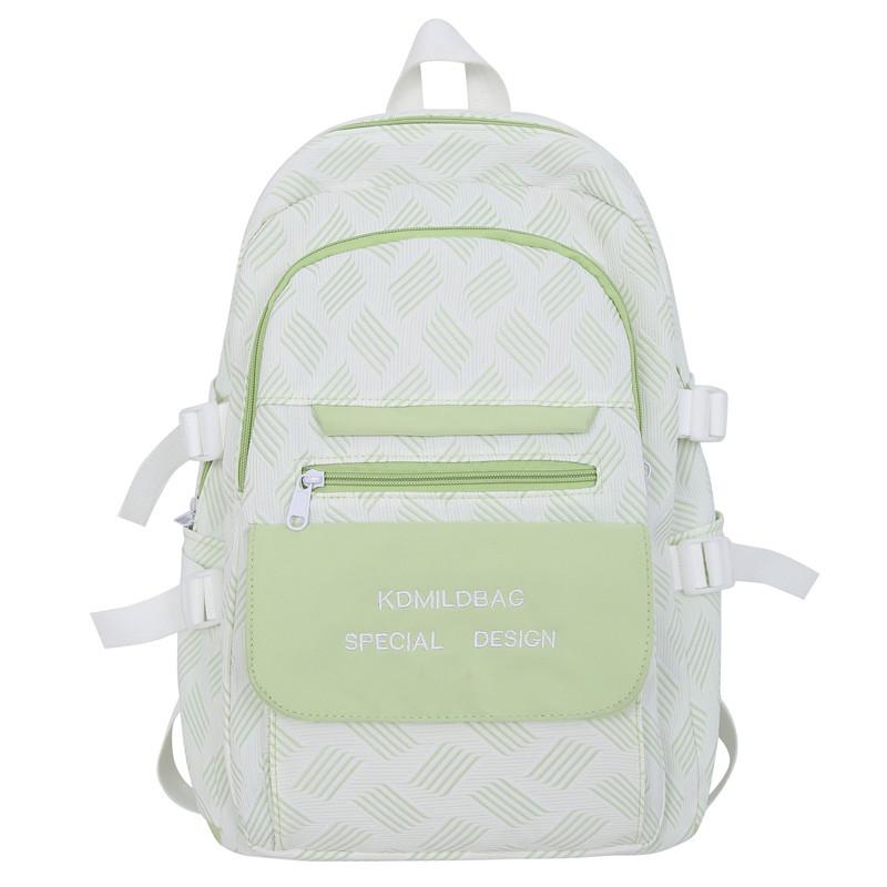 New Nylon School Bag For Girl Fresh Sweet Campus Student Backpack For Backpacking Leisure Bag