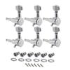 Inline Chrome Electric Guitar Locking Pick Set Suitable for  ST TL Style Electric Guitar, Chrome