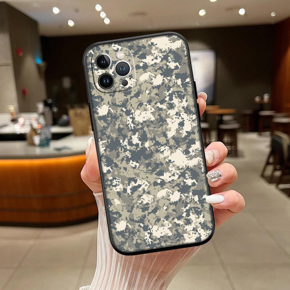 RA7 Camouflage New High-End Shell Phone Case for iPhone SE X XS XR 16E 17 11 Pro Max 8 7 6 6s Plus Air
