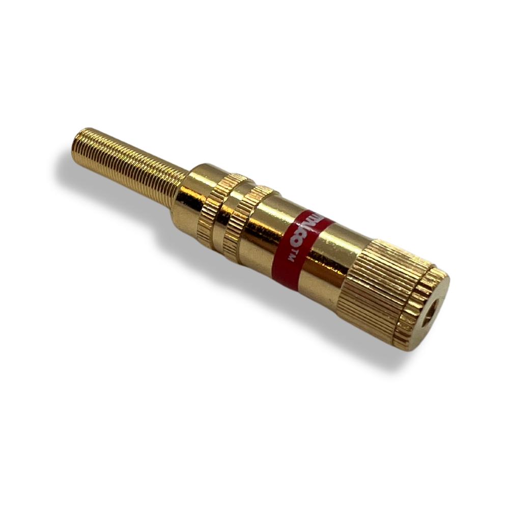 Gniazdo jack 3,5 mm stereo na kabel 6mm vitalco hq (wg7)