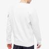 Stone Island Ss21 Sleeve Label Crewneck Sweatshirt Men sweatshirt White 741566060-V0001