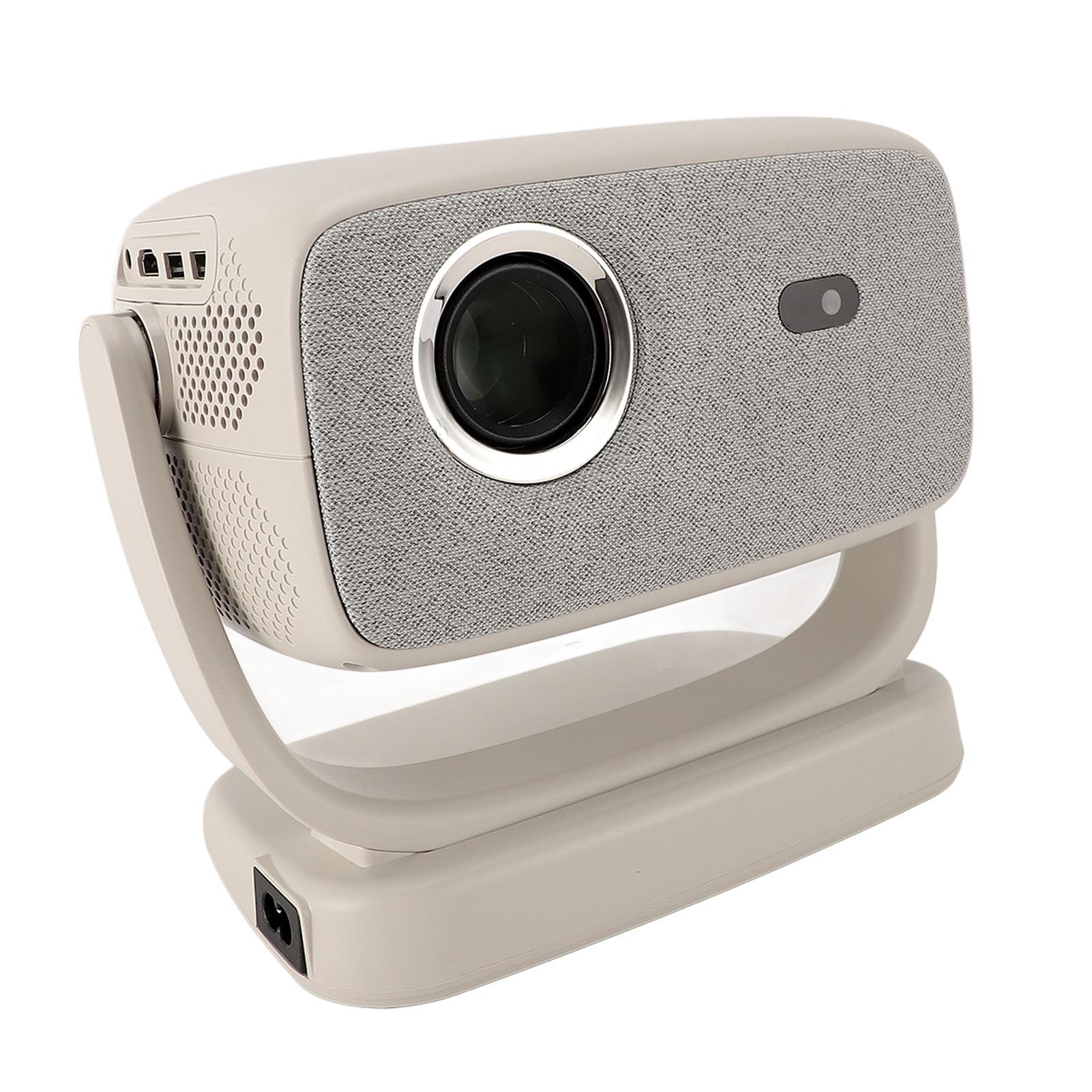 

Проектор 4K с WiFi 6 Bluetooth 5.3 Электронная фокусировка Автоматическая коррекция Поворот на 180 градусов UK Plug