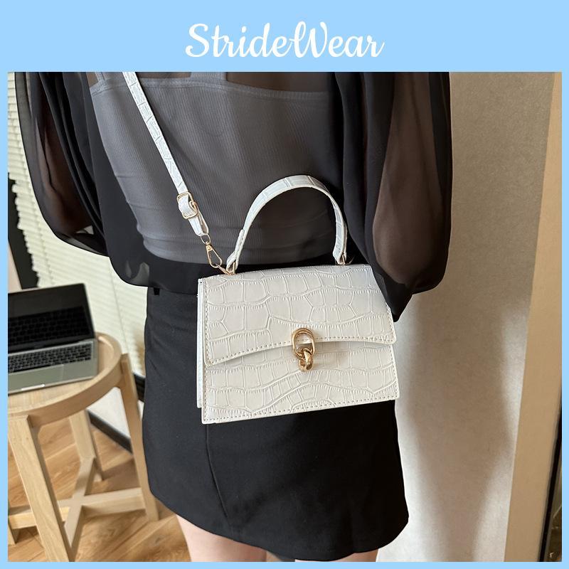 Trendy Pu Small Square Handbag Versatile Crossbody Bag For Everyday Use