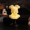 Safe Halloween Lighting Skull Night Light LED Skeleton Decorative Candle Light for Realistic Statue Haunted House Spooky Party Tabletop Decor Trick