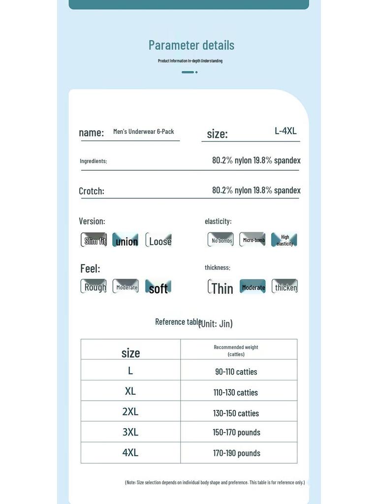 MiiOW Men's 7A Antibacterial Modal Boxer Briefs