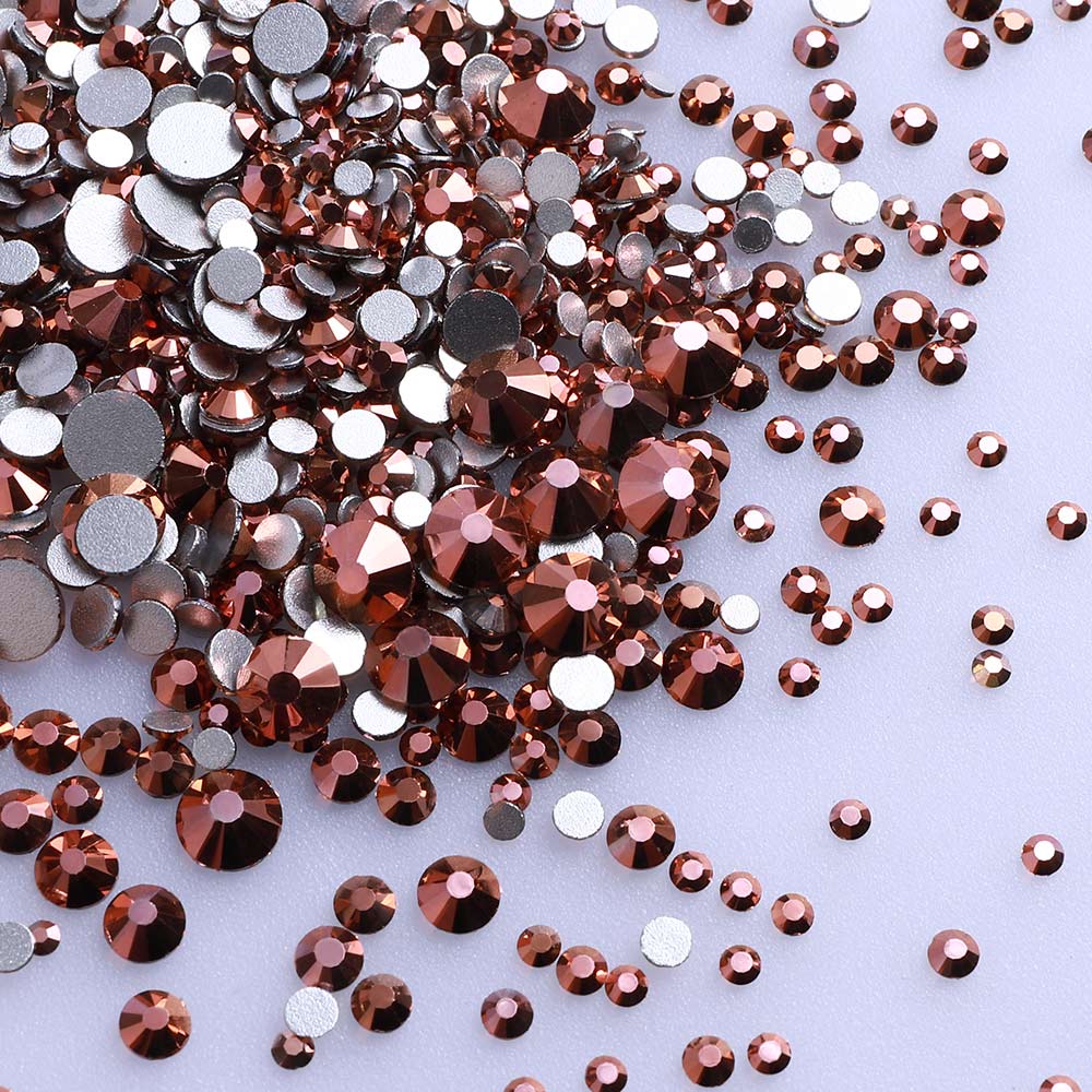 High Quality Rhinestone Non Hotfix Bulk Transparent Crystal AB Glass Rhinestones Mixed Sizes