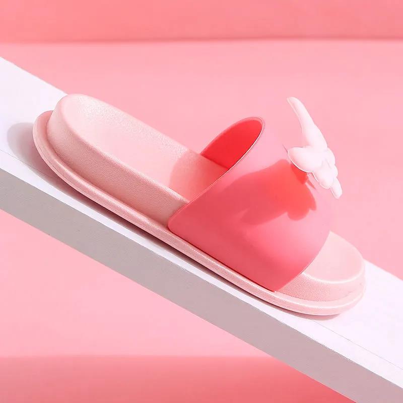 Kids Slippers In Summer Boys and Girls Soft Sole Anti-slip Slippers Indoor Shower Casual Flat  Slippers