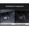 XITER No Drill Anti-Slip Aluminum Gas Brake Pedal Cover Foot Pedal Pads For Chevy Equinox Impala Cruze Blazer Traverse,For Buick Enclave Encore,For