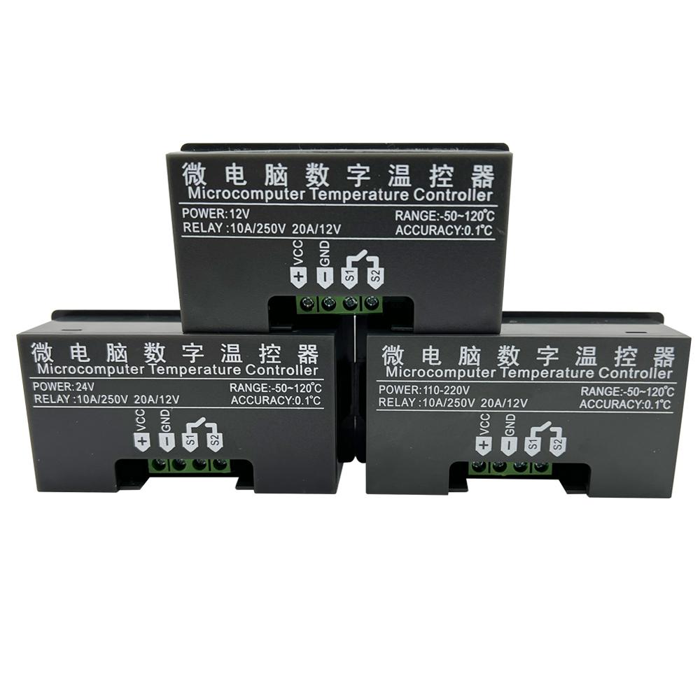 W3230 Mini Digital Temperature Controller 12V 24V 220V Thermostat Regulator Heating Cooling Control Thermoregulator With Sensor