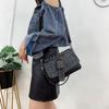 Fashion Women's Bag Embossed Rivet Black Skull Shoulder Bag Women's Casual Trend Oblique Span Women's Bag Versatile