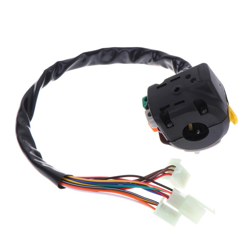 7/8" 22Mm Motorcycle Multifunction Handlebar Control Switch Assembly Warning Light Kill Start Turn Signal Horn Button Switch
