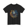 Golden Blue Lion Artwork T-Shirt