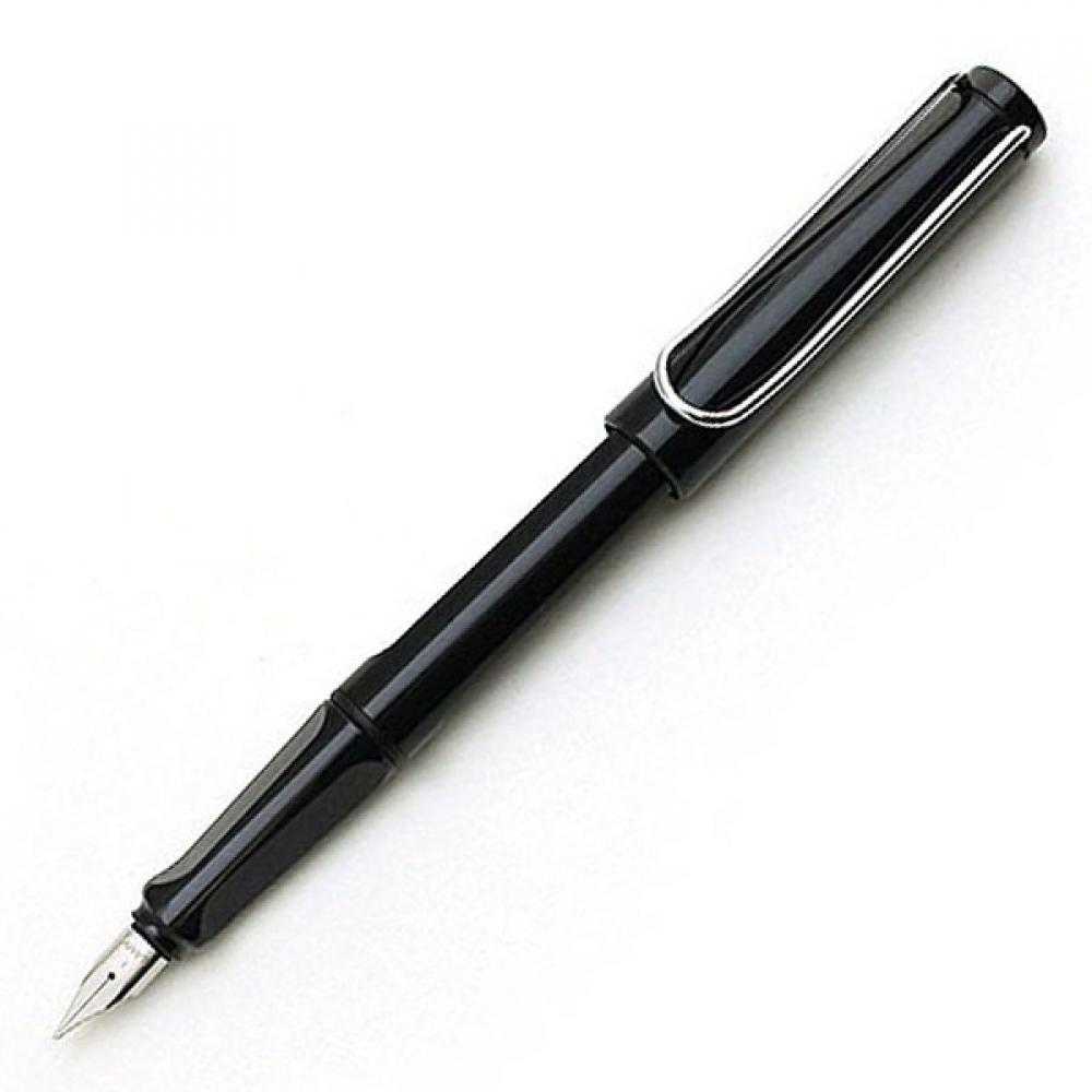 Pluma estilográfica Lamy Safari negra brillante