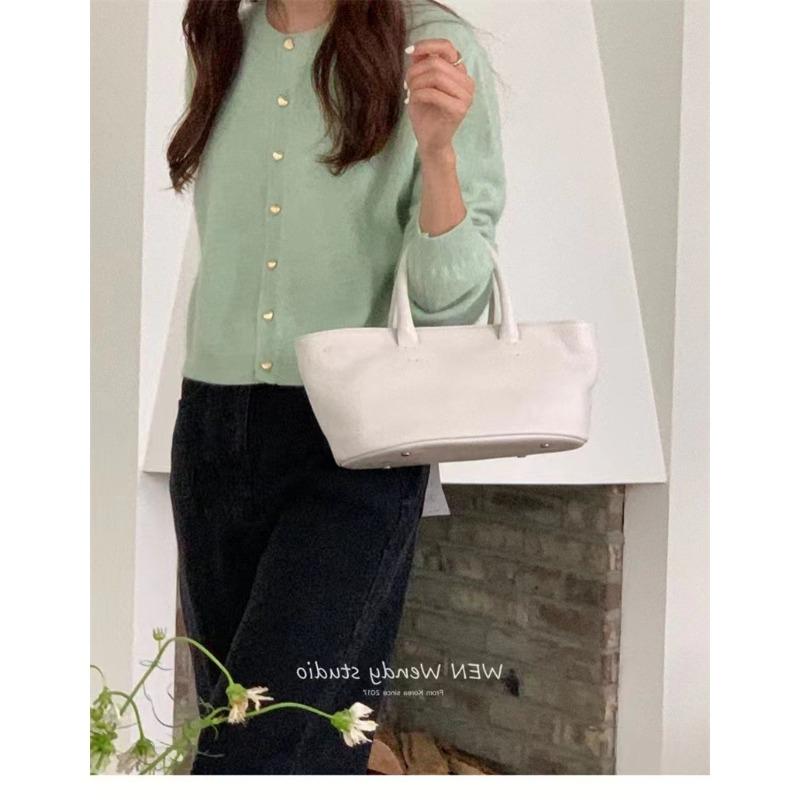 Spring and Autumn New Gentle Wind Imitation Raccoon Hair Knitted Cardigan Small Women Wear Crew Neck Small Jacket Inside and Outside