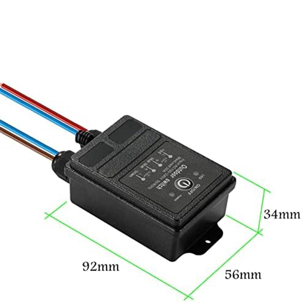 Remote Control Wireless Switch 30A AC110240V Waterproof for Outdoor and Indoor Lighting and Electrical Devices