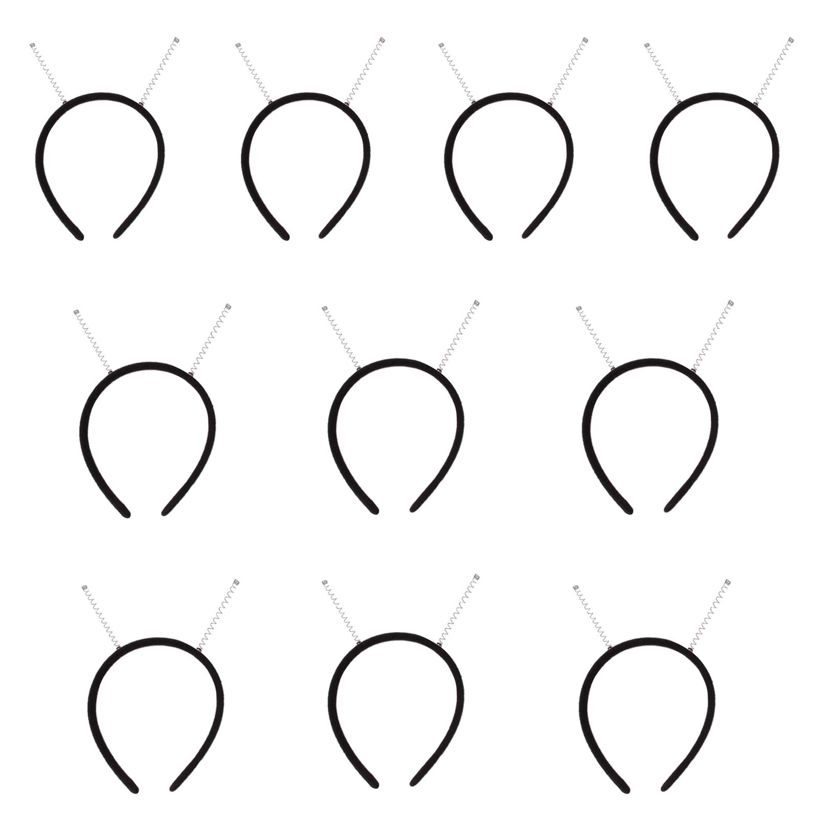 

10 шт. простая повязка на голову своими руками мягкая повязка на голову с пружинами пластиковый обруч для волос простая повязка на голову мягкая поделка