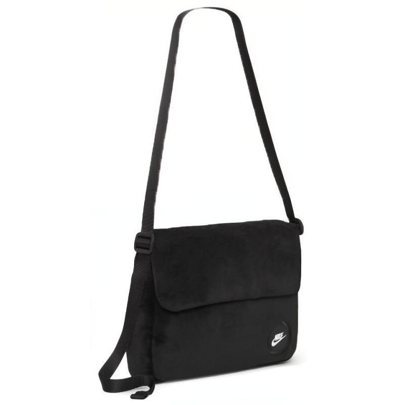 Nike Canvas Shoulder Bag, Canvas Bag, Shoulder Bag, Crossbody Bag, Fanny Pack Unisex Pure Black Casual DA6664-010
