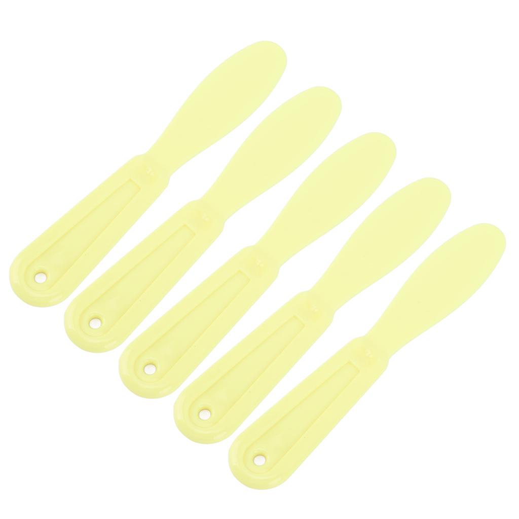 5Pcs Plaster Spatula Ergonomic or Saving Wear Resistant Mixing Stirring Spatula for Sculpting Wax