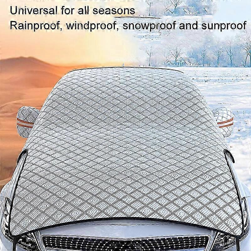 Auto Schneeabdeckung Frostschutz Abdeckung Winter Verdickt Auto Kleidung Blockiertuch Vollständige Fensterabdeckung