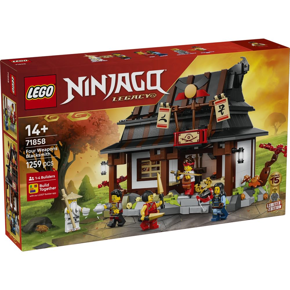 LEGO Ninjago Blacksmith (15th Anniversary Model) Toy, Birthday Gift, Building Blocks, for Boys and Girls, Ages 14, 15, and 16, Junior High School Stud