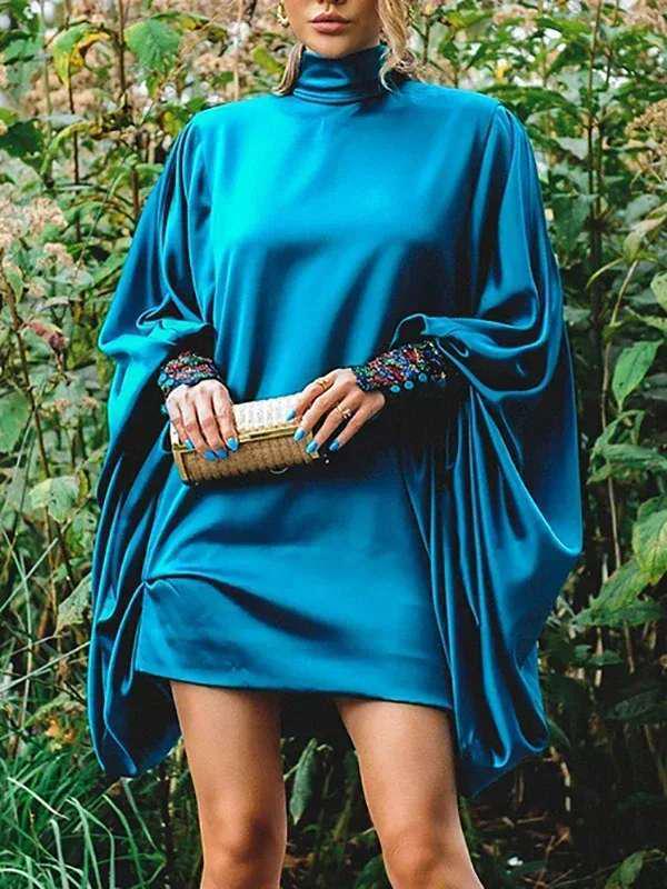 

Spring/Summer 2025 Women s Casual Solid Color Dress XXXL